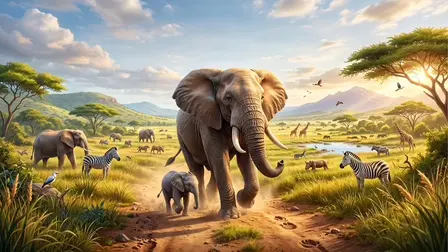 Zoo Elephant Simulator City Attack Game – 3D Animal Sim