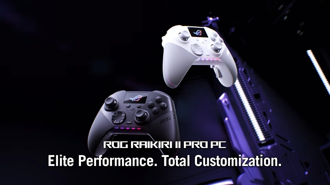 ASUS izziņo ROG Raikiri II Pro PC – elites līmeņa spēļu kontrolieri