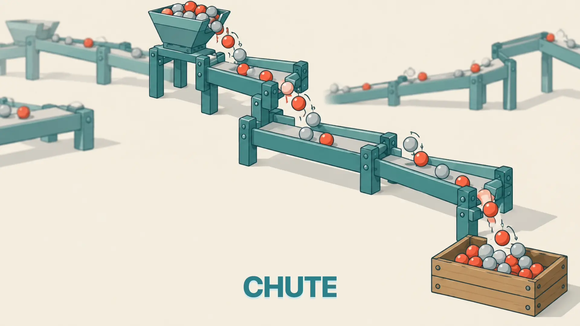 CHUTE – The Ultimate Gravity Factory Puzzle Game