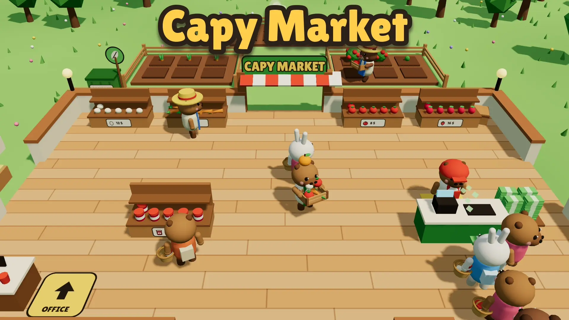 Capy Market – Cozy 3D Farming & Shop Management Simulator