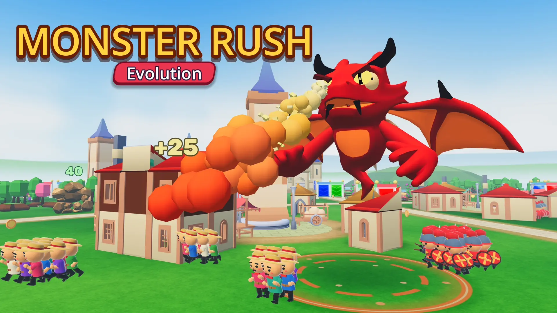 Monster Rush: Evolution – 3D IO Arena Survival & Growth Game