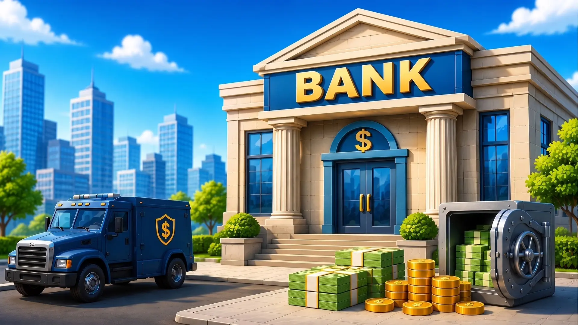 Bank Tycoon Simulator Money Empire – 3D Idle Management Game