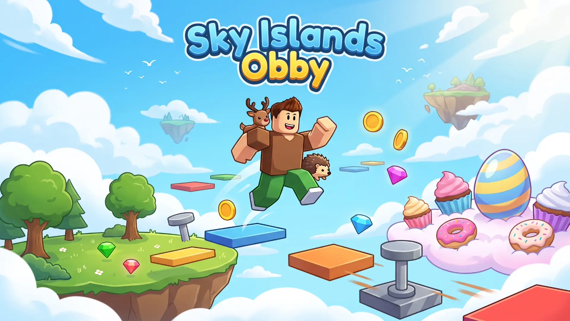 Sky Islands Obby – Jump and Dash in this 3D Parkour Adventure