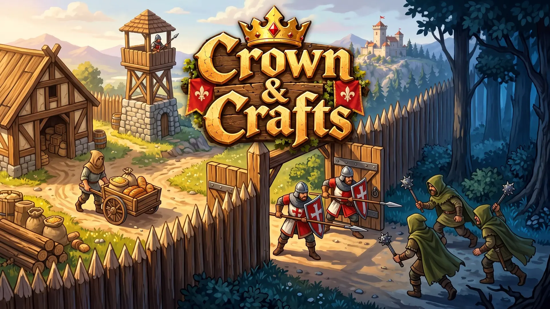 Crown & Crafts – Medieval Resource Management Simulator