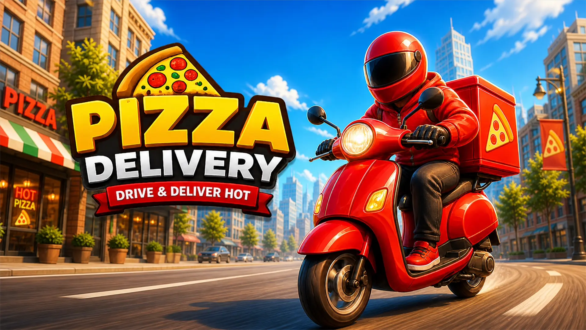 Drive and Deliver Hot – Open World Scooter Driving Simulator