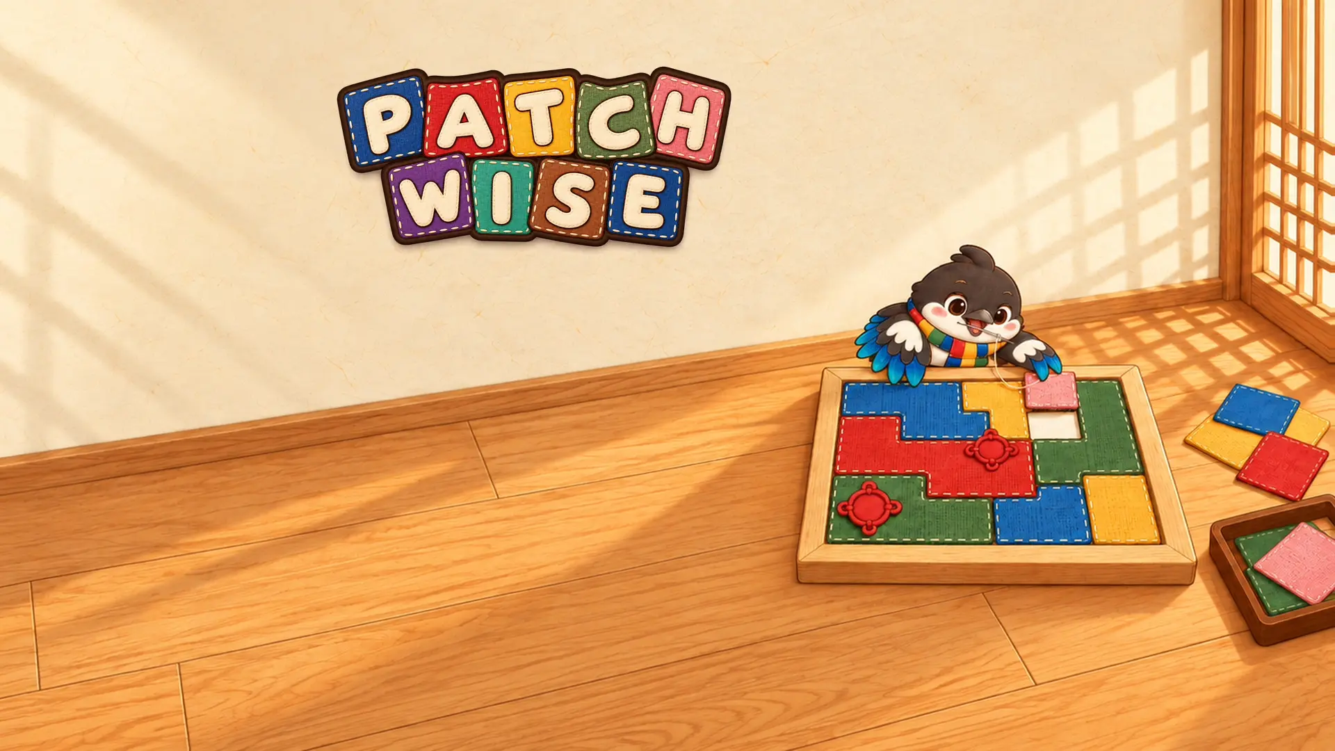 Patchwise – The Ultimate Cozy Bojagi Logic Puzzle