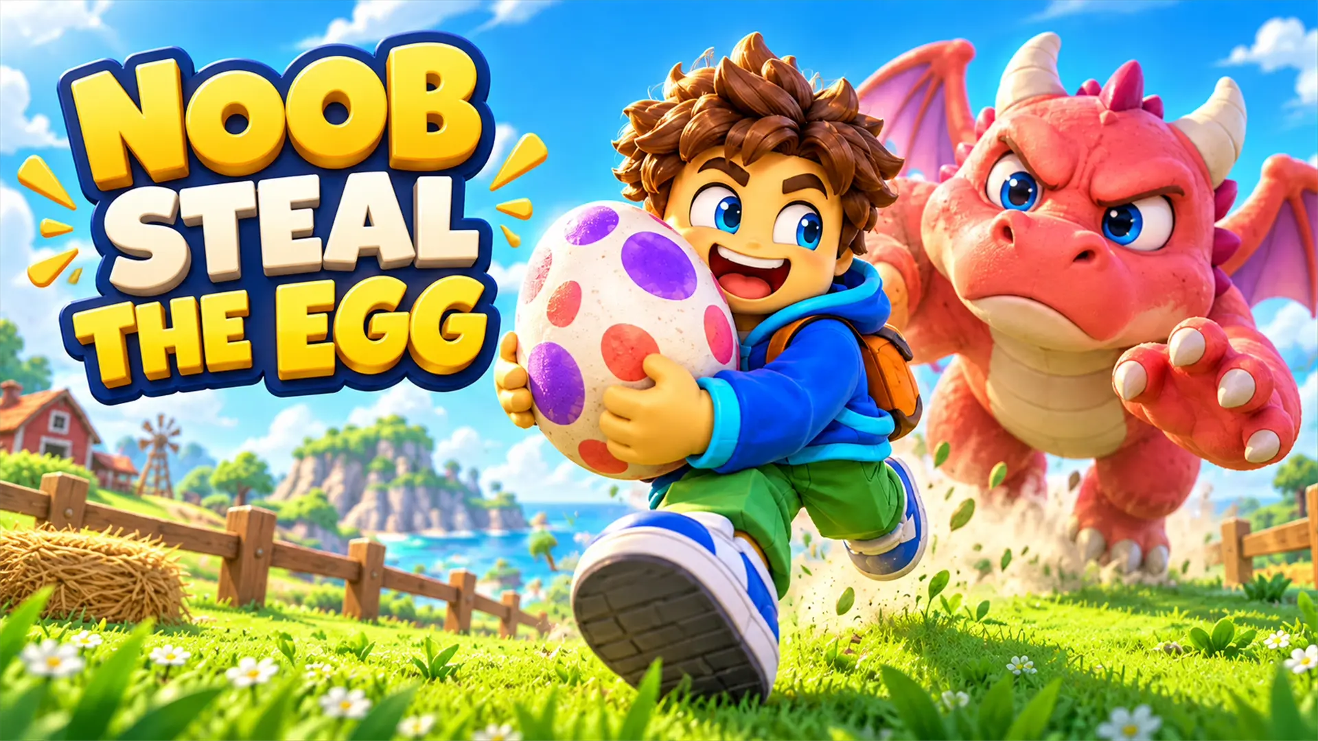 Noob: Steal the Egg – The Ultimate 3D Farm & Pet Simulator