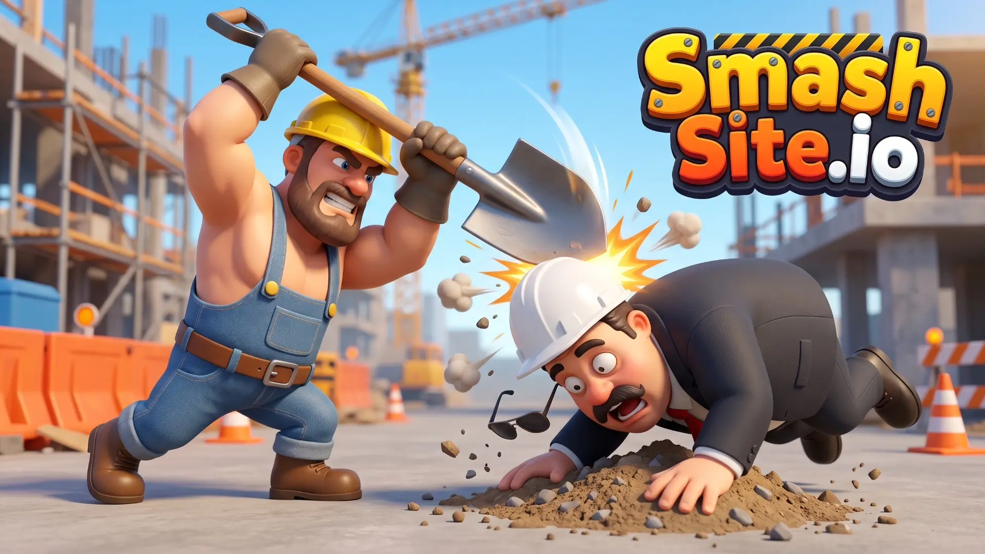 Massive 3D Construction Arena Brawler