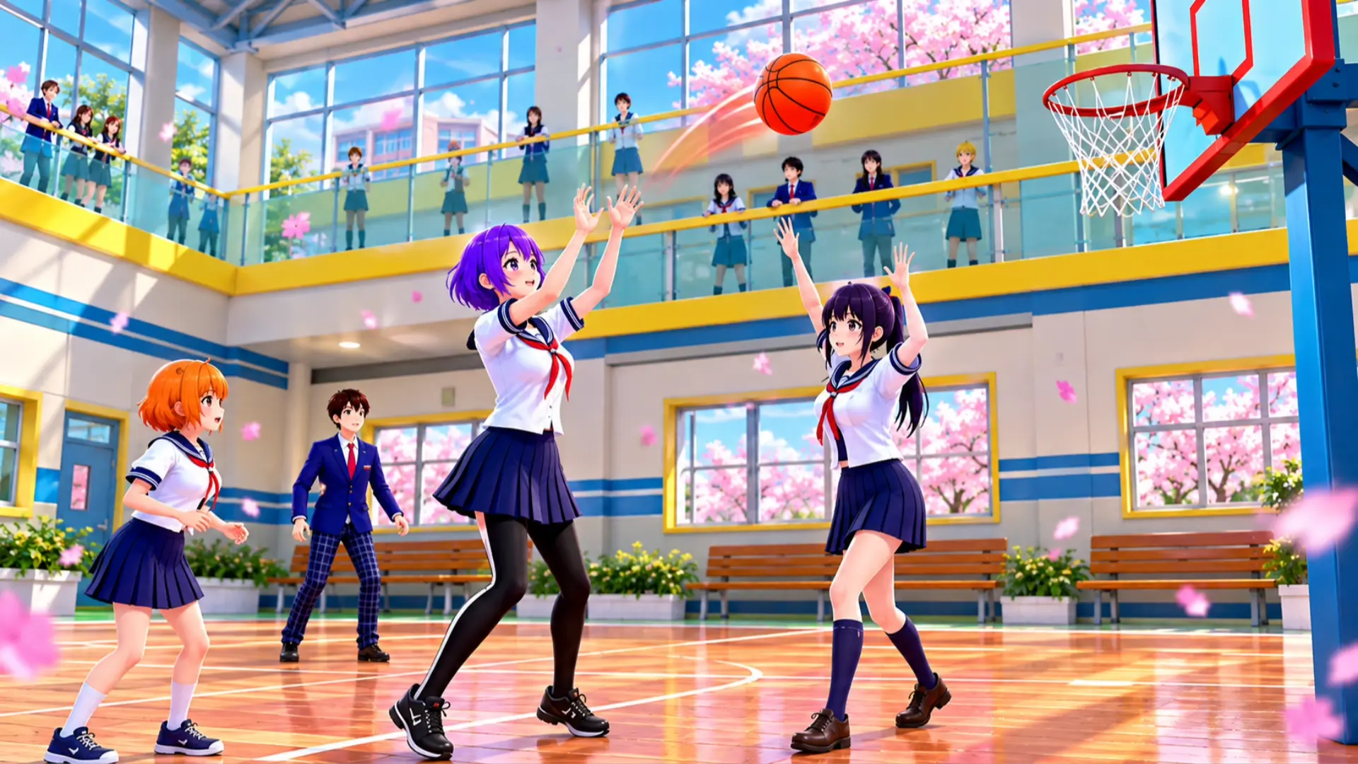 Anime Girl High School Simulator – 3D School Life Simulator