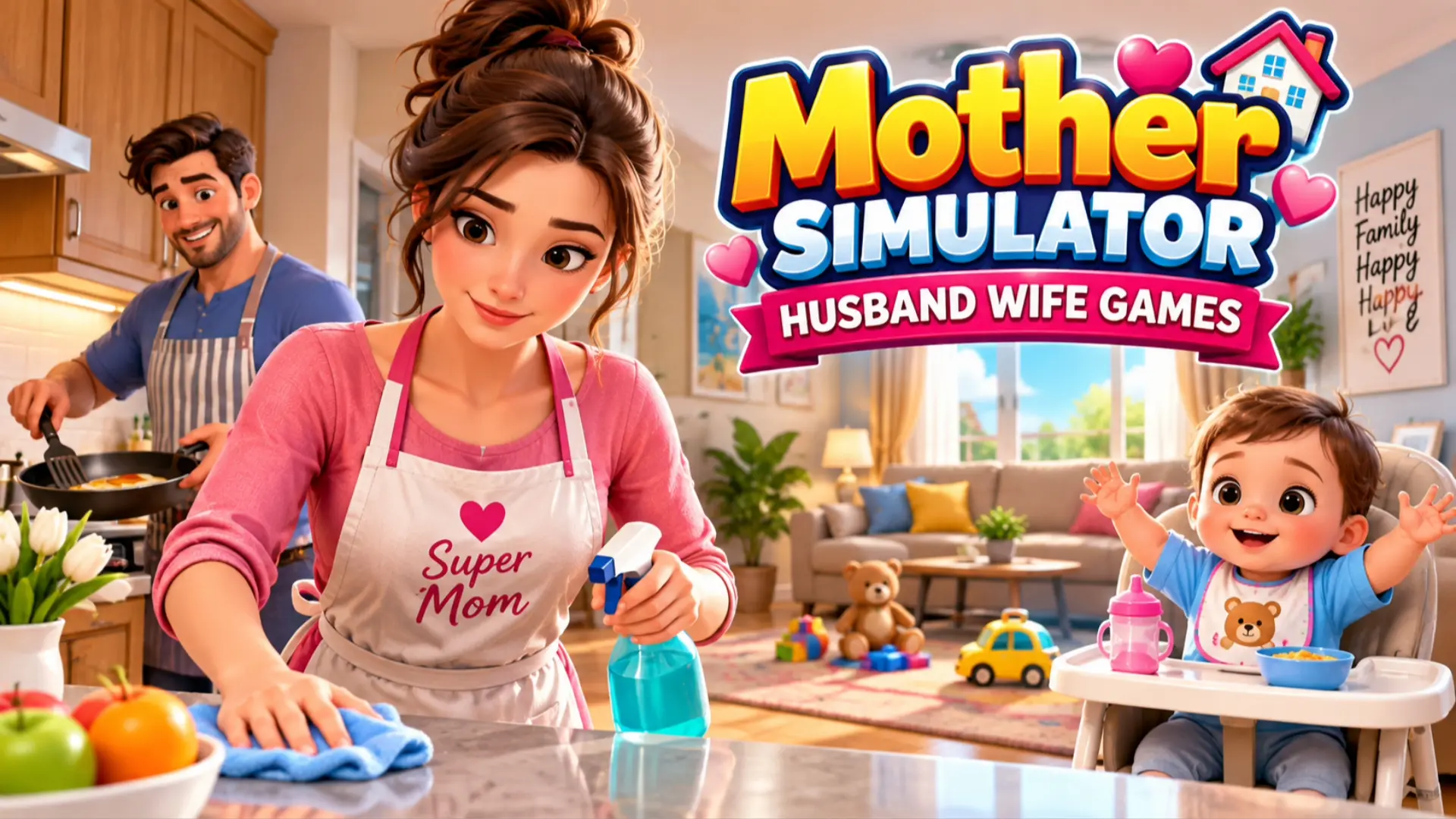 Mother Simulator Husband Wife – 3D Family Life Simulator