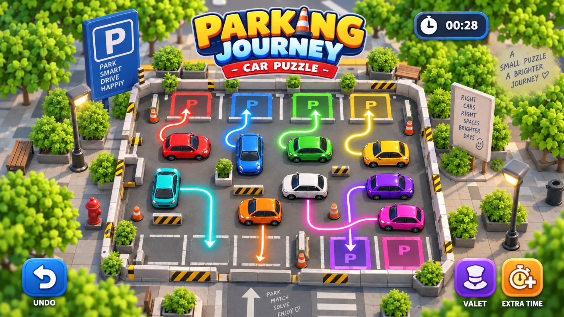 Parking Journey: Car Puzzle – Traffic Logic Brain Teaser