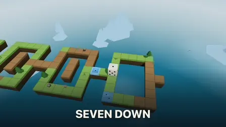 Seven Down – Rolling Die Logic Puzzle & Action Maze