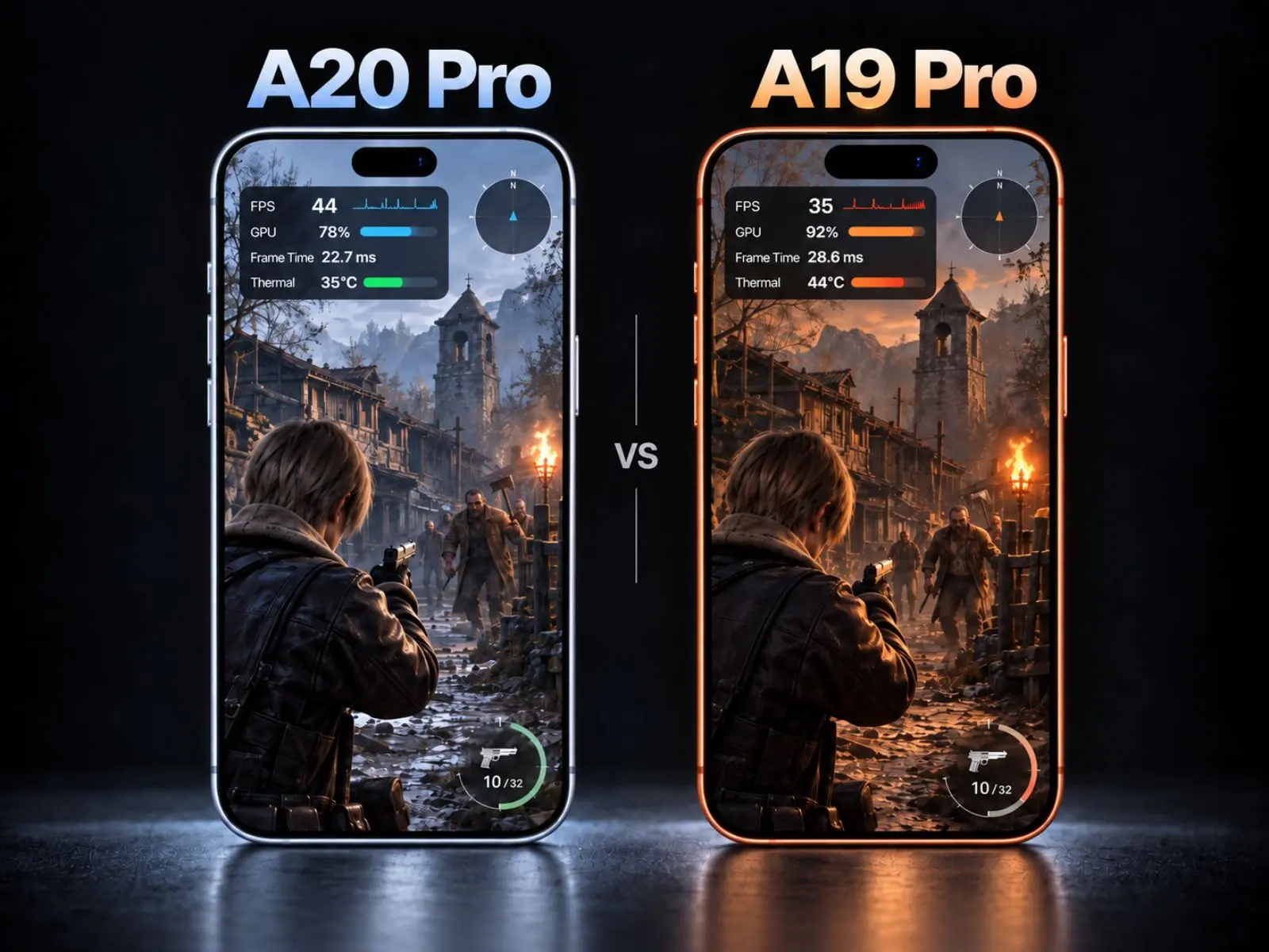iPhone 18 Pro Max spēļu veiktspējas testā demonstrē līdz pat 69% mazāku veiktspējas zudumu nekā iPhone 17 Pro Max