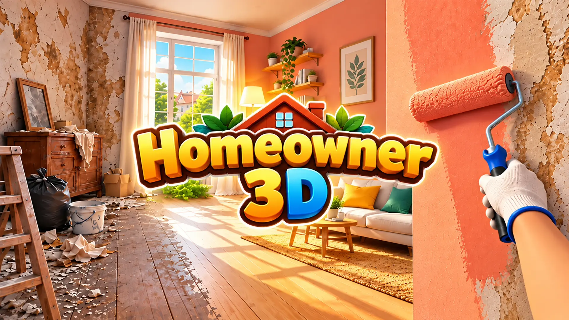 Homeowner 3D – Relaxing 3D House Renovation & Cleaning Simulator