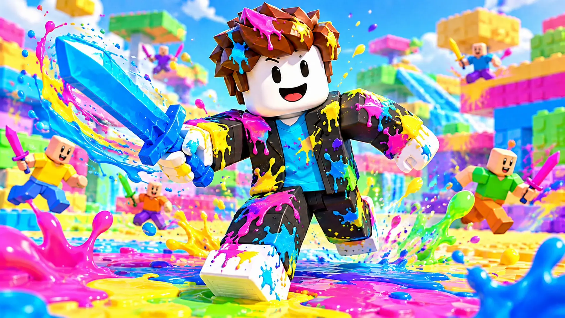 ASMR Obby Slicer – Vibrant 3D Hack-and-Slash Arena Simulator