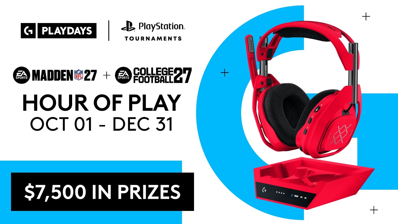 Logitech G PLAYDAYS x PLAYSTATION TOURNAMENTS ft. Madden & College Football